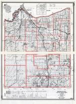 Douglas County Map, Wisconsin State Atlas 1959